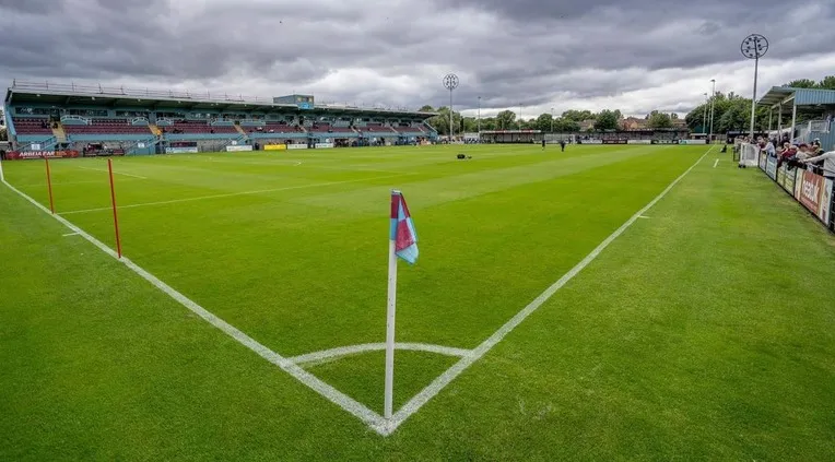 Cờ góc sân Mariners Park, một chi tiết quen thuộc tại sân nhà của South Shields.