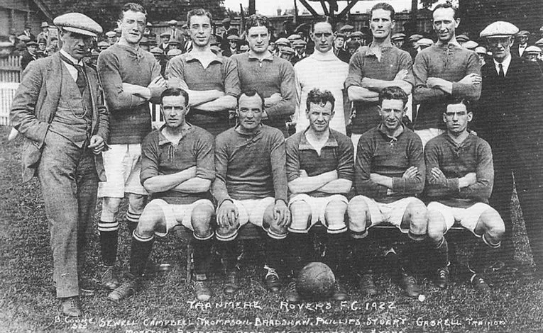 Đội hình Tranmere Rovers vào năm 1922, ảnh lịch sử