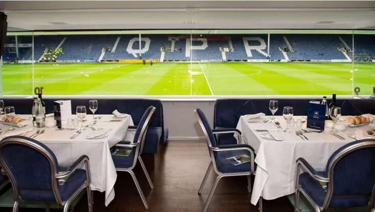 Không gian phòng chờ Hospitality sang trọng tại sân vận động Loftus Road