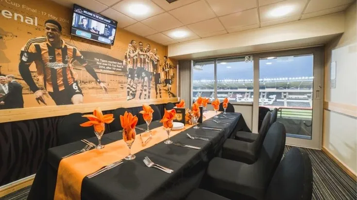 Khu vực Executive Box tại sân vận động MKM, trải nghiệm hiếu khách sang trọng của Hull City