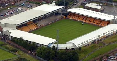 Toàn cảnh sân vận động Vale Park từ trên cao, sân nhà CLB Port Vale, Staffordshire